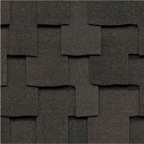 Close-up of Grand Sequoia AS roof shingle made in the USA by GAF