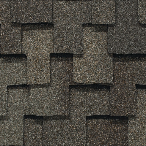 Close-up of Grand Sequoia RS roof shingle made in the USA by GAF