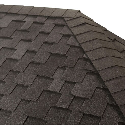 Close-up of Seal-a-Ridge AS ridge cap shingle made in America by GAF