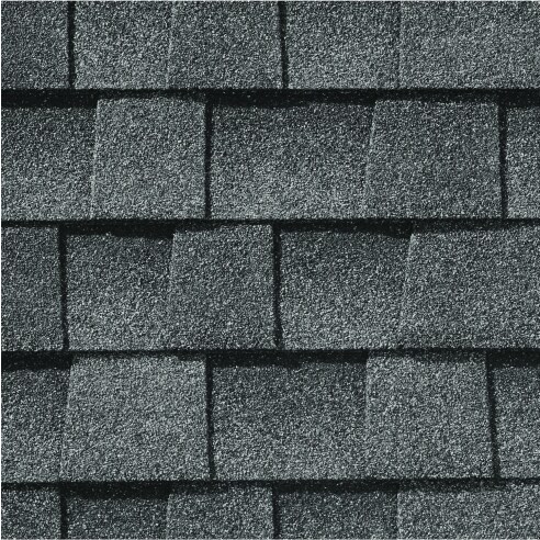 Close-up of Timberline NS roof shingle made in America by GAF