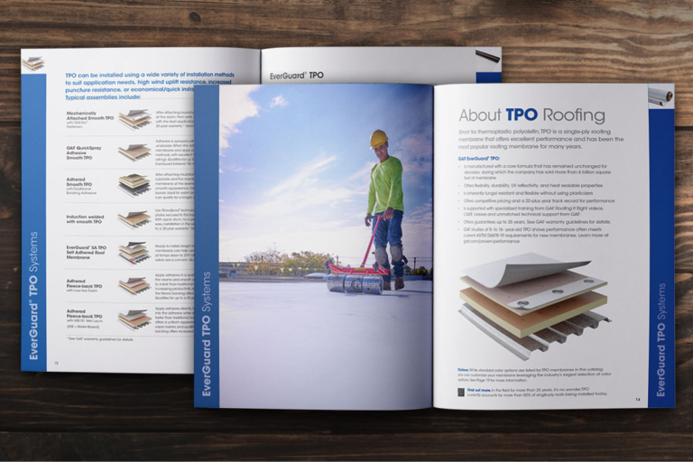 TPO pages of commercial catalog