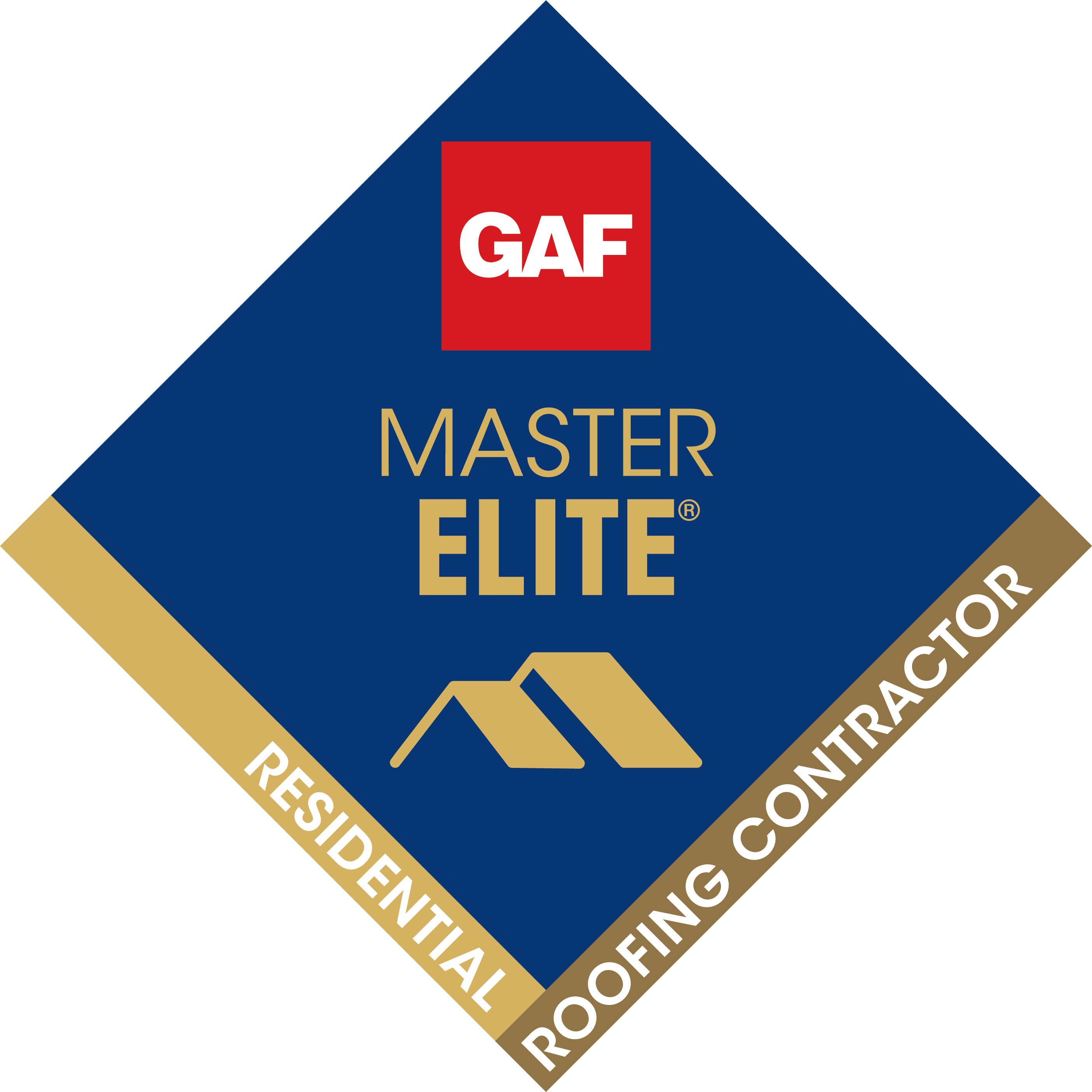 Master elite roof contractor certification