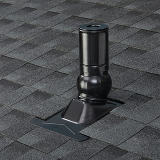 Black MasterFlow Pivot pipe boot on roof