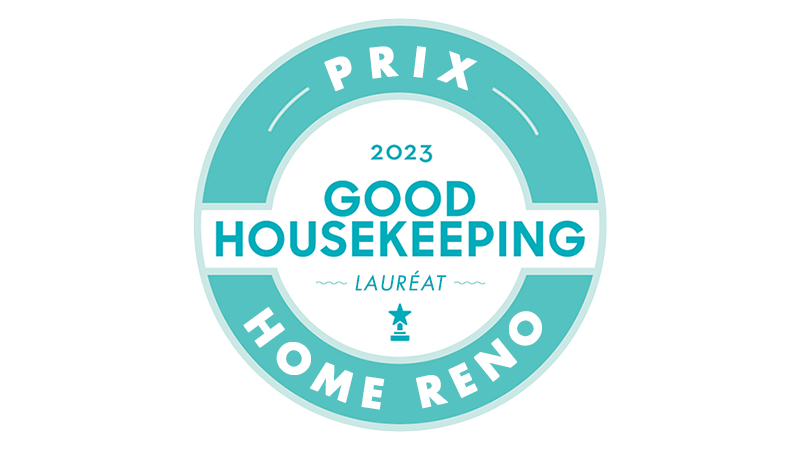 Logo for Good Housekeeping Award won by GAF for 2023