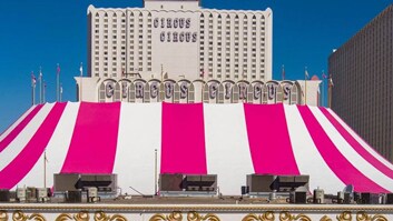 GAF roof coatings on Circus Circus in Las Vegas